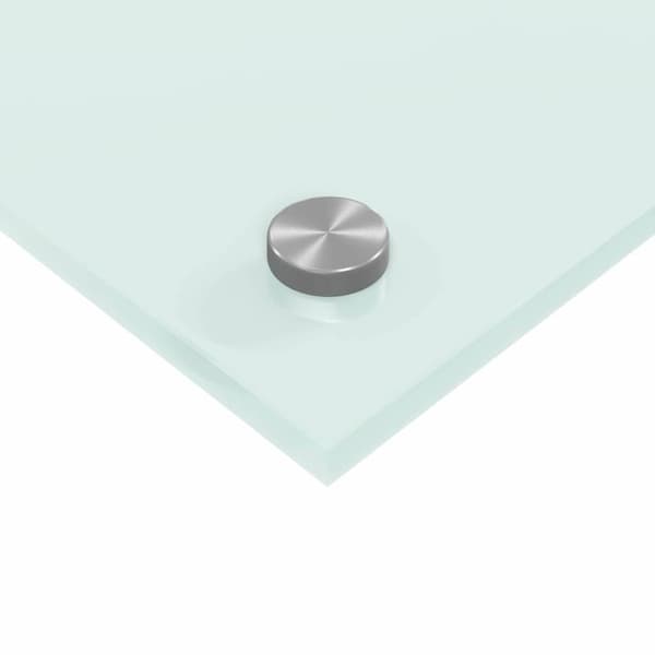 Köksskydd Vit 80 x 60 cm härdat glas