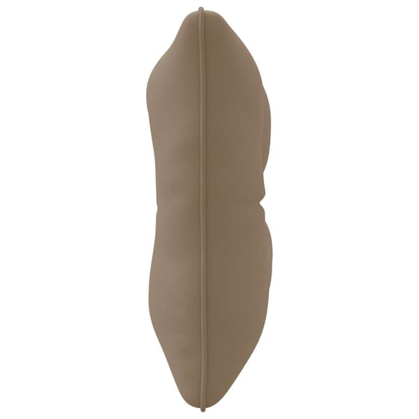 Ryggkudde PUTTEN 100% Polyester Taupe 50 x 40 x 10 cm