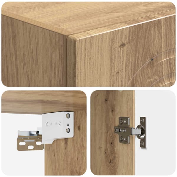 Skåpset 2 pcs Artisan-ek Konstruerat trä