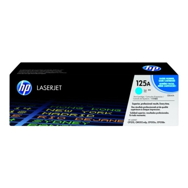 HP 125A - cyan - original - LaserJet - tonerkassett (CB541A)