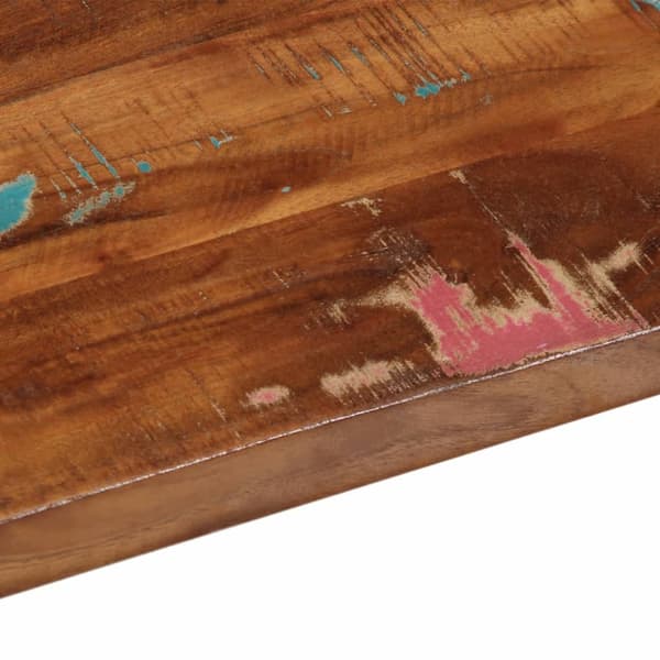 Bordsskiva 80x30x3,8 cm rektangulär massivt återvunnet trä