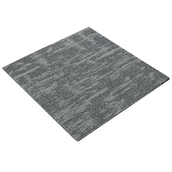 Mattan platta Stengrå 50 x 50 cm 4 pcs PP och Bitumen