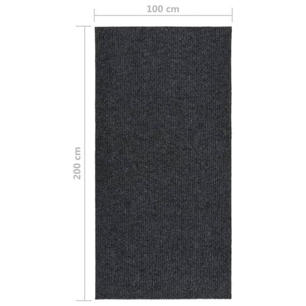 Gångmatta 100x200 cm antracit