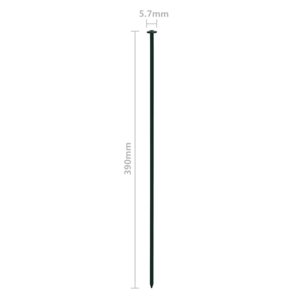 Staket båge 77,3x26 cm grön