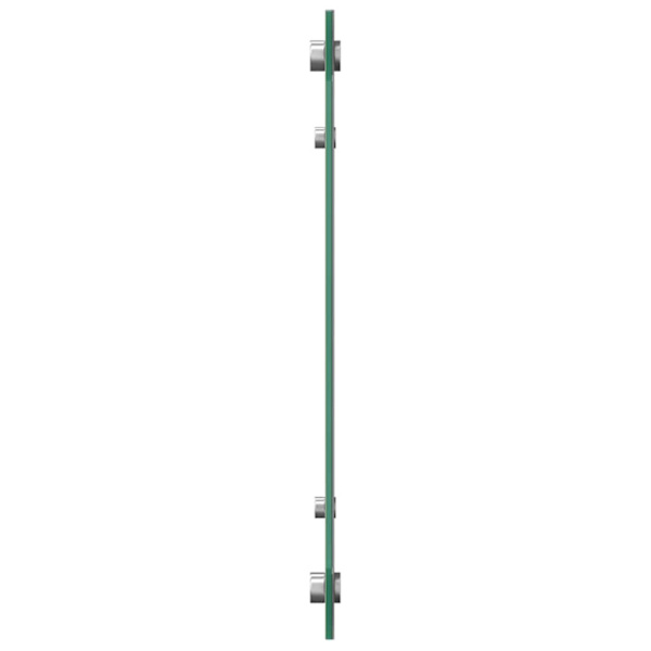 Köksskydd 2 pcs Mörkgrå 100 x 40 cm härdat glas
