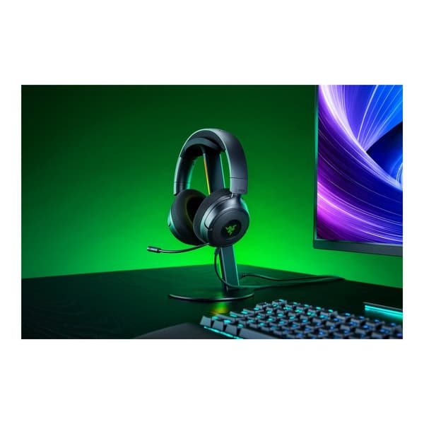 Razer Kraken V4 X Sensa HD Haptics - headset - USB-C