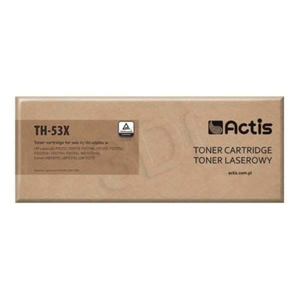 Actis standard TH-53X - svart - kompatibel - tonerkassett (alternativ för: Canon CRG-715H, HP 53X, HP Q7553X)