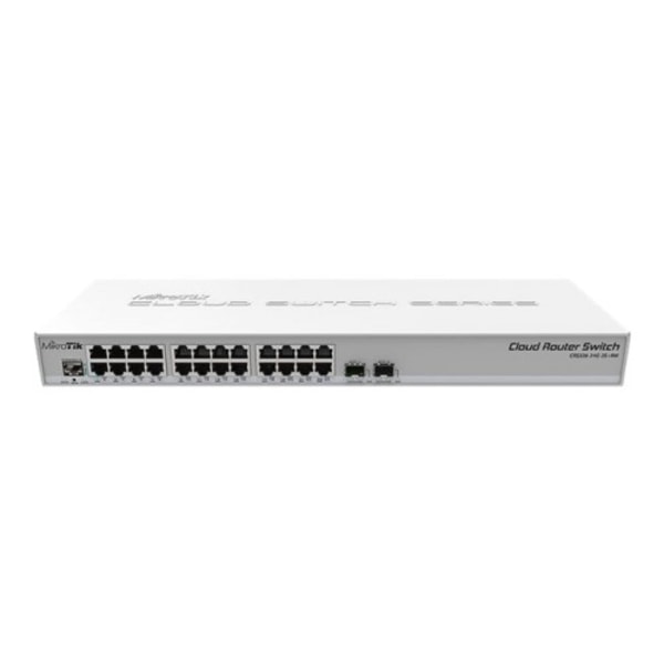 MikroTik Cloud Router Switch CRS326-24G-2S+RM - switch - 24 portar - Administrerad - rackmonterbar