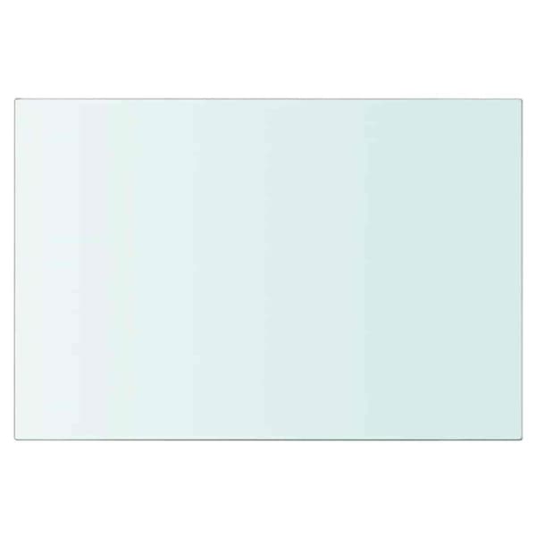 Hyllplan 2 st glas genomskinlig 20x25 cm