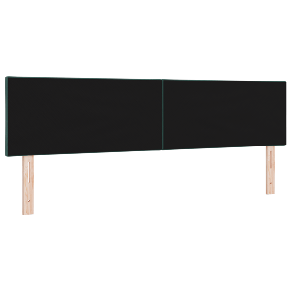 LED huvuddyna Mörkgrön 180 cm Sammet