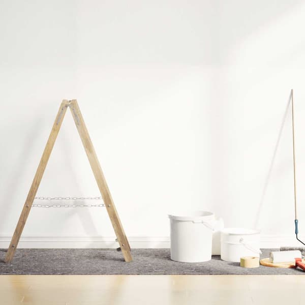 Halkfri målarduk 25 m 220 g/m² grå
