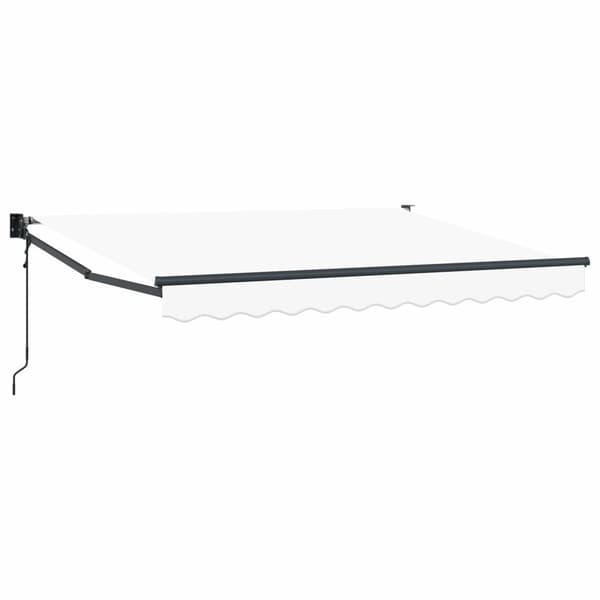 Markis Vit 3,5 x 2 m Polyester och metall