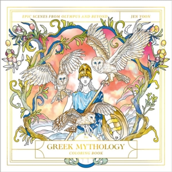 The Greek Mythology Coloring Book (häftad, eng)