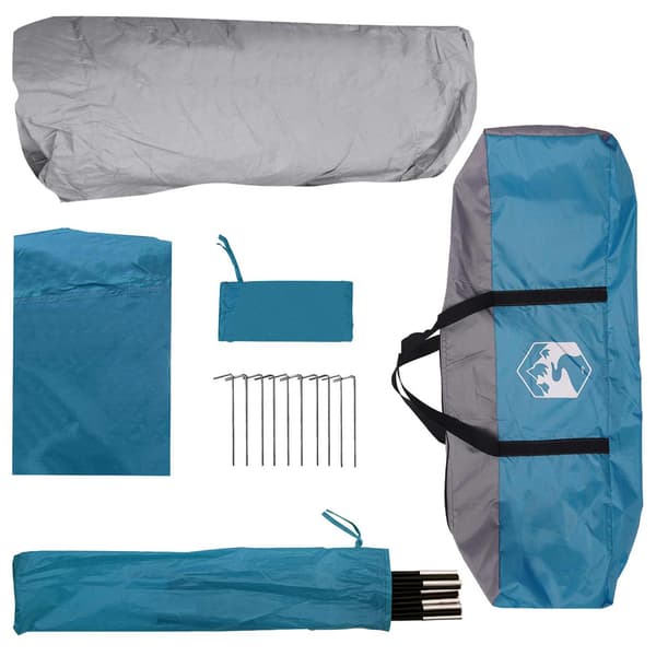 Instant Tält med tak Blå 305 x 275 x 190 cm Polyester och Stål