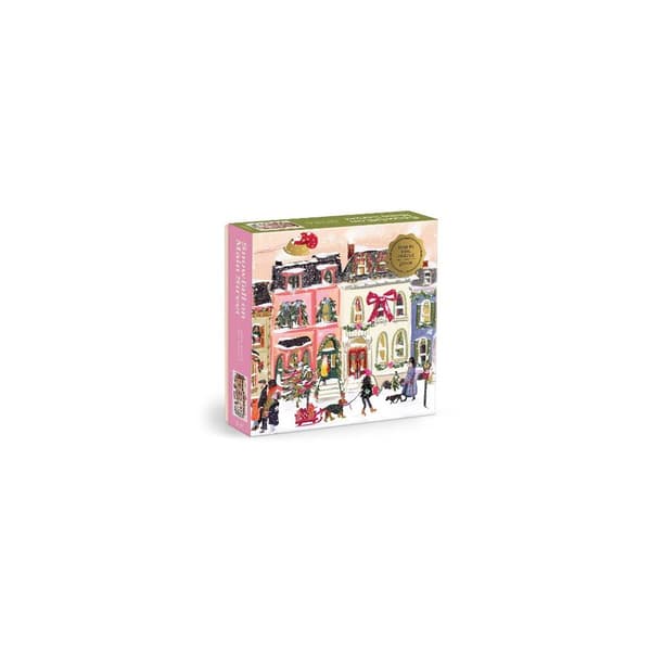 Snowfall on Main Street 1000 Piece Foil Puzzle