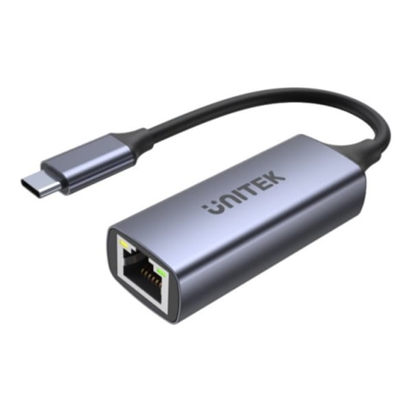 Unitek U1323A - nätverksadapter - USB 3.0 - Gigabit Ethernet x 1 + USB-C (endast ström) x 1