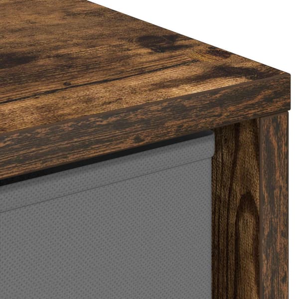 Sideboard med låda Rökt ek 25,5 x 22 x 69,5 cm