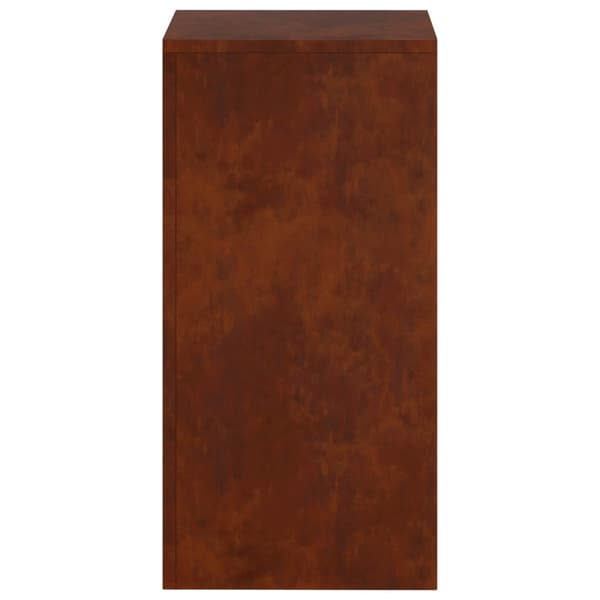Växtställ 2 pcs Rostig 30 x 30 x 60 cm Väderbeständig stål
