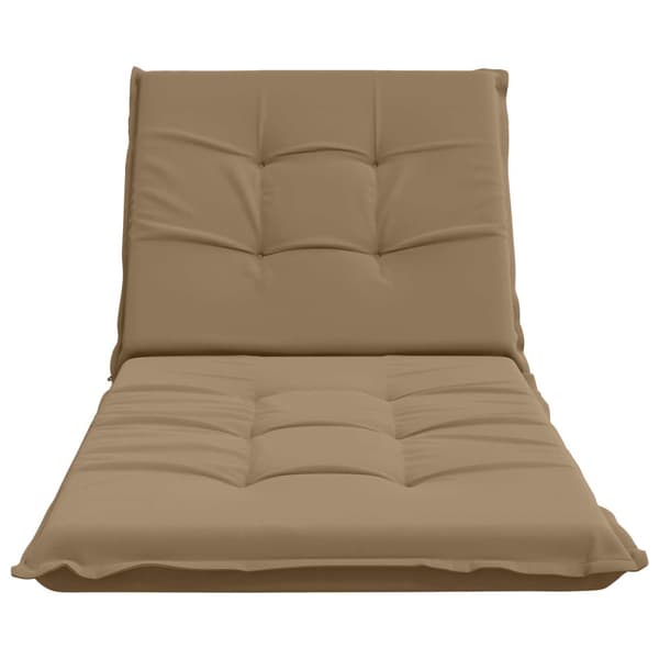 Solstol Kudde GEMERT 100% Polyester Taupe 190 x 90 x 9 cm