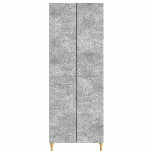 2 pcs Betonggrå