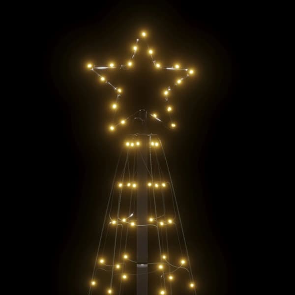 LED julgran med spikar 220 LED varmvit 180 cm