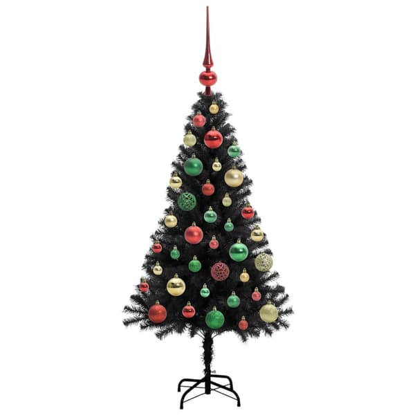 Julgran Svart 120 cm PVC