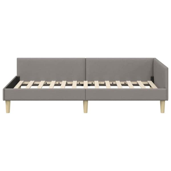 Hörn Sängram Taupe 100 x 200 cm tyg