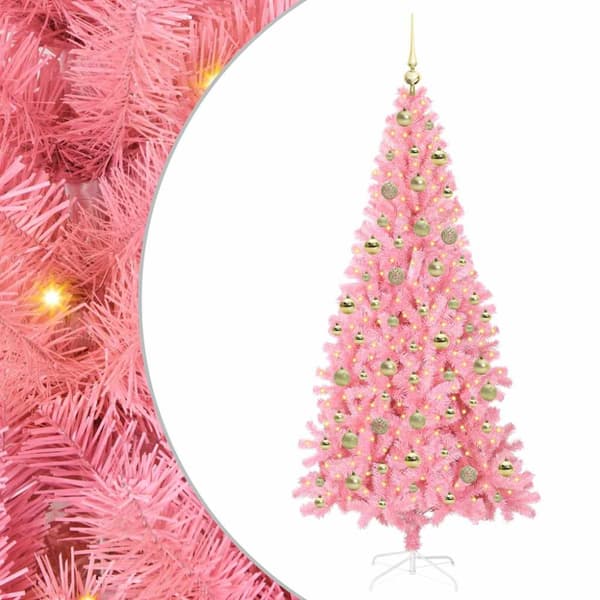 Julgran Rosa 210 cm PVC