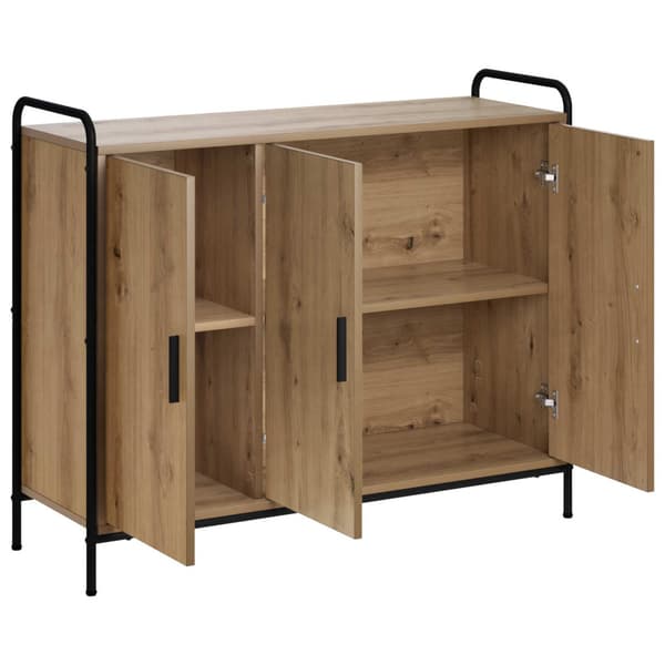 Sideboard Artisan-ek 97 x 33 x 81 cm Konstruerat trä