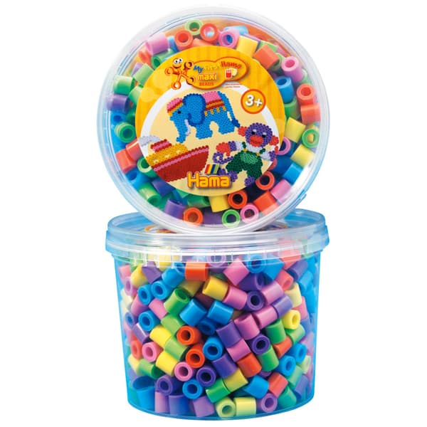 Hama Maxi pärlor 600 stk Mix 50