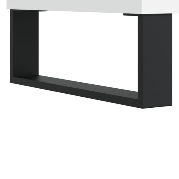 Skänk vit 101,5x35x70 cm konstruerat trä