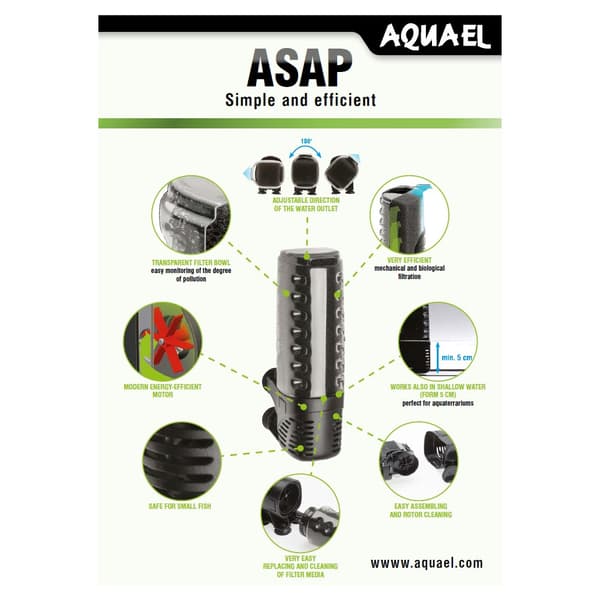 Innerfilter ASAP 300 Svart