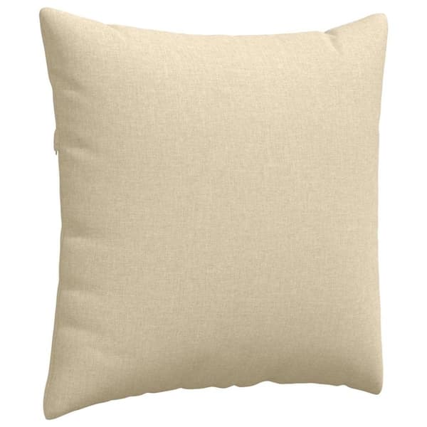 Sofakuddar 2 pcs Kräm 80 x 80 cm tyg