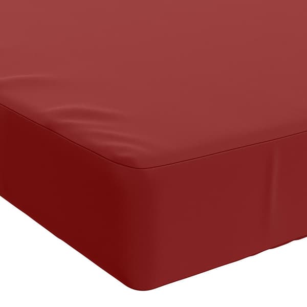 Sittkudde SOEST 100% Polyester Vinröd 120 x 40 x 10 cm