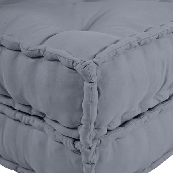 Modulsofa enhet 2 pcs Grå 140 x 70 x 56 cm Tyg