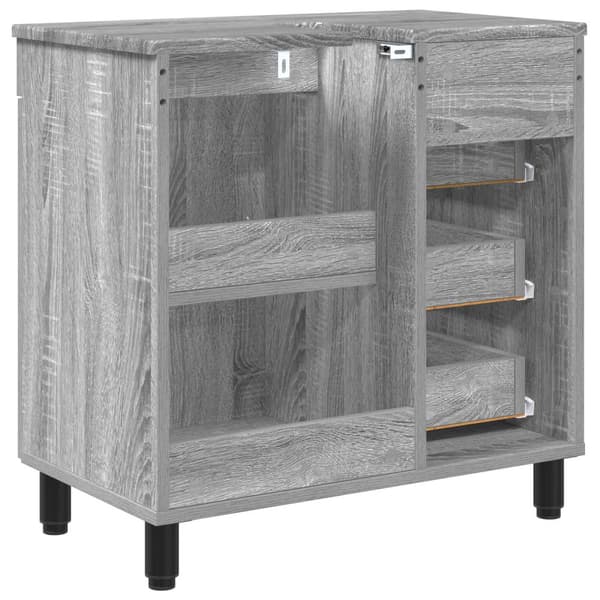 Badrums vaskenhet Grå Sonoma 60 x 35 x 60 cm Konstruerat trä