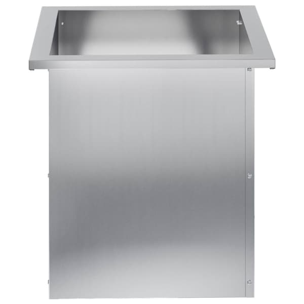 Odlingslåda med LED 2 st Silver 40 x 40 x 40 cm