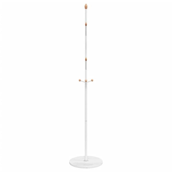 Klädställning vit 177 cm pulverlackerat järn