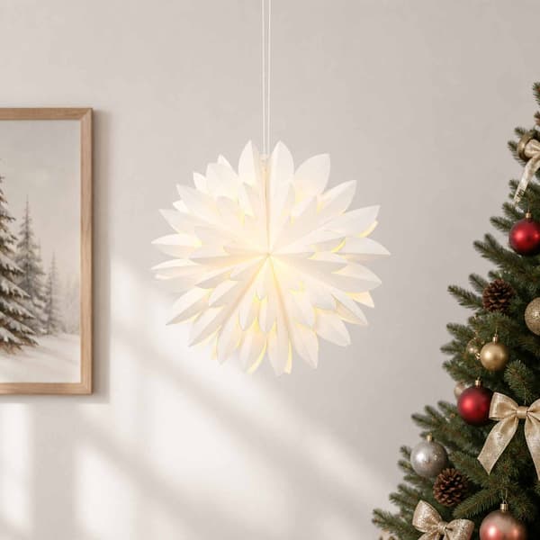 Julbelysning RAAHE 10 LED-lampor Varmvit 60 x 20 x 60 cm