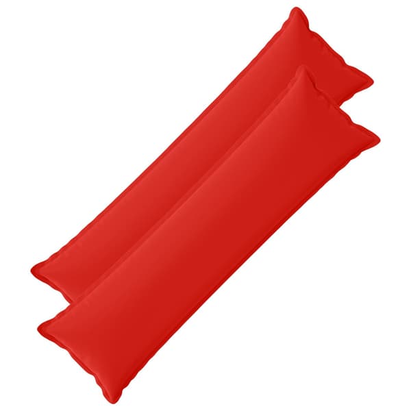 Kudde med kudde HOUTEN 2 st Röd Polyester