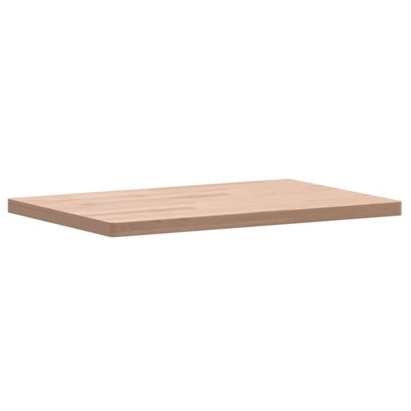 Bordsskiva 60x40x2,5 cm rektangulär massivt bokträ