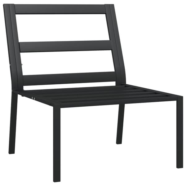 Trädgårdsstolar med grå dynor 2 st 60x74x79 cm stål