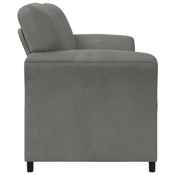2-sits soffa Mörkgrå 158 x 83 x 95 cm Sammet