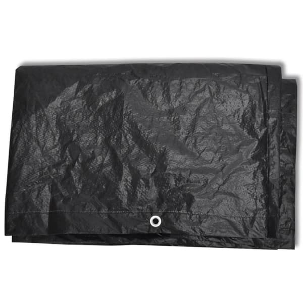 Överdrag för trädgårdsmöbler 2 st 8 öljetter 180x140cm