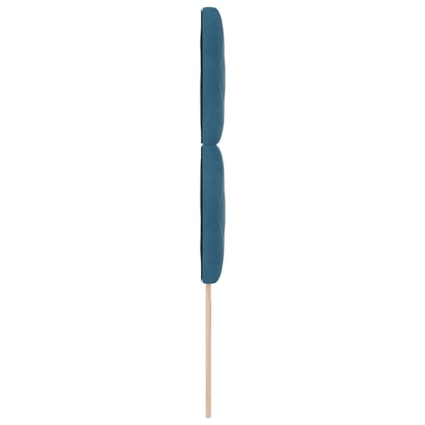 Huvudgavel Mörkblå 100 cm Sammet