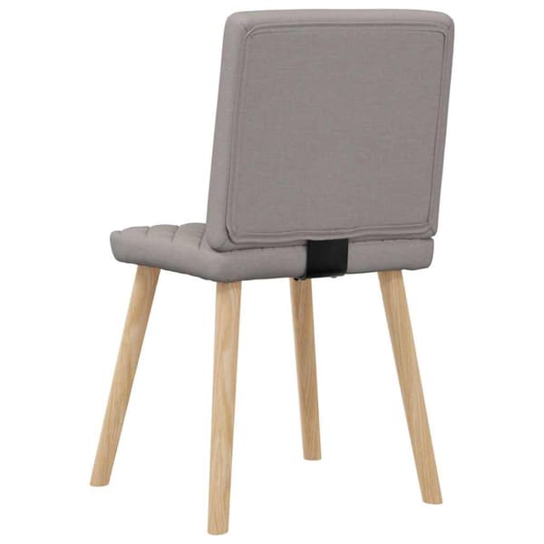 Matstolar 4 st taupe tyg