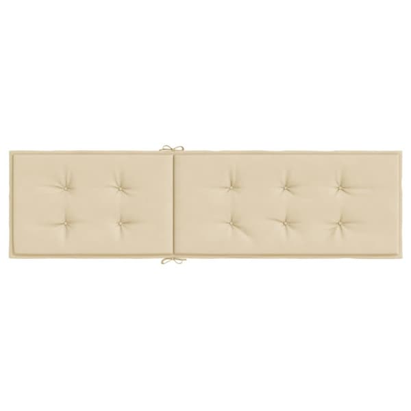 Solsängsdyna beige (75+105)x50x4 cm