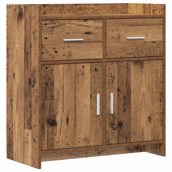 Sideboard Gammalt trä 75 x 36 x 80 cm Konstruerat trä