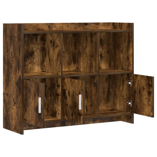 Sideboard Rökt ek 98,5 x 33 x 80 cm Konstruerat trä