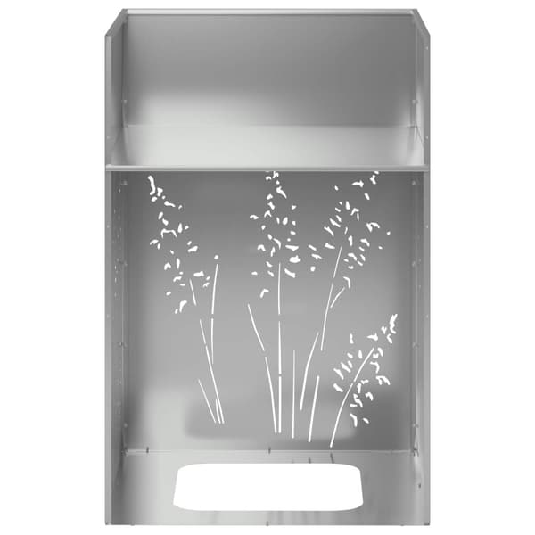 Trädgårdsplanterare 2 st Silver 50 x 50 x 75 cm